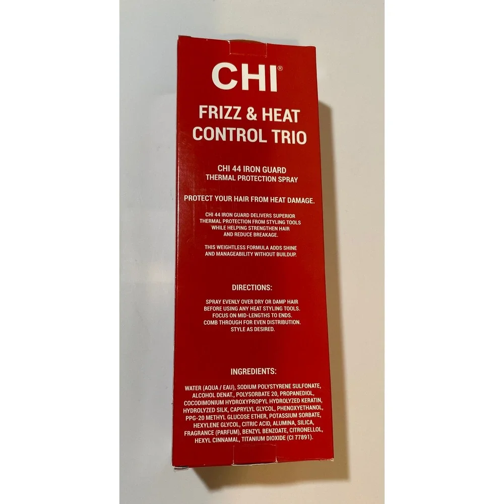 CHI Frizz & Heat Control Trio 44 Iron Guard Thermal Protection Spray 3 Piece Set